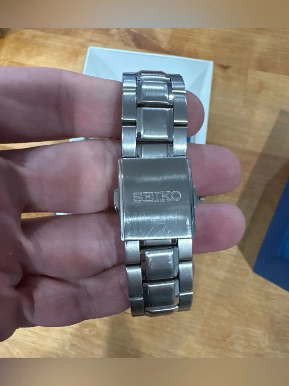 Seiko Men’s 100m Stainless Steel Watch